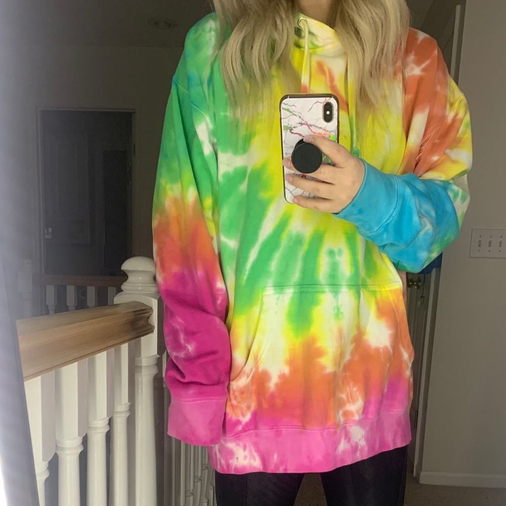 NWOT Oversized PAC SUN tie dye hoodie